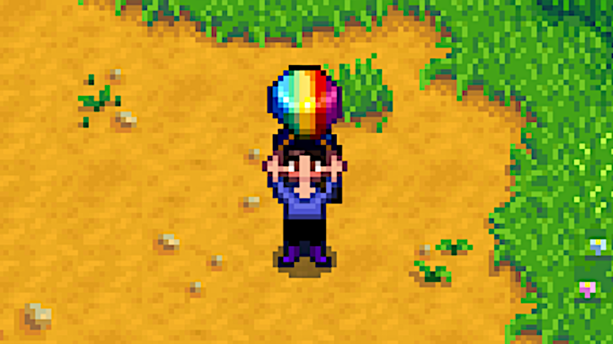 A Prismatic Shard in Stardew Valley