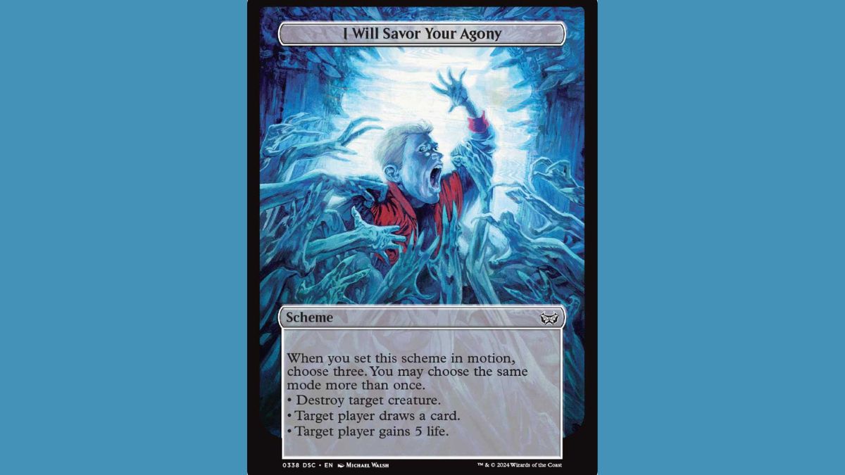 i will savor your agony mtg duskmourn card