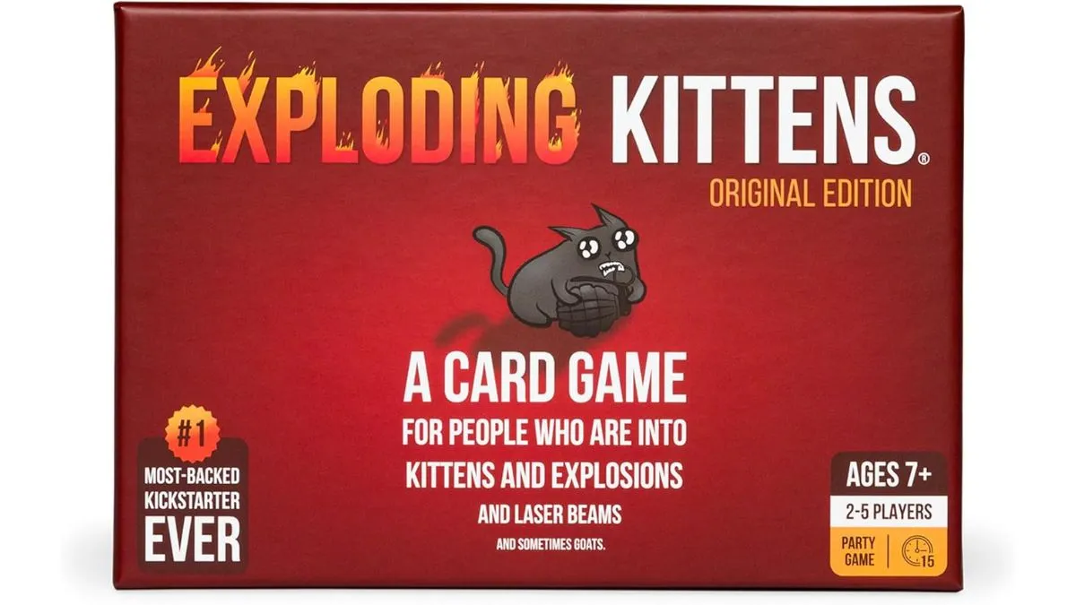 exploding kittens best board games on sale before amazon prime day