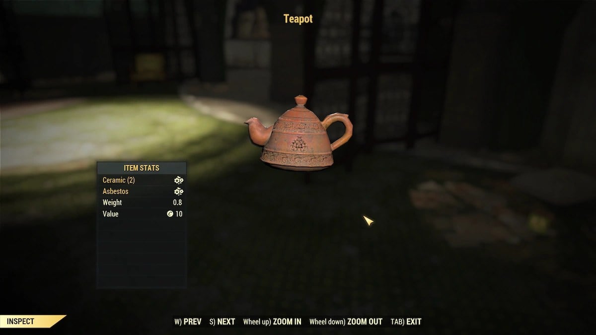 Read Article Where to find Teapots in Fallout 76 Category: Guides Guides